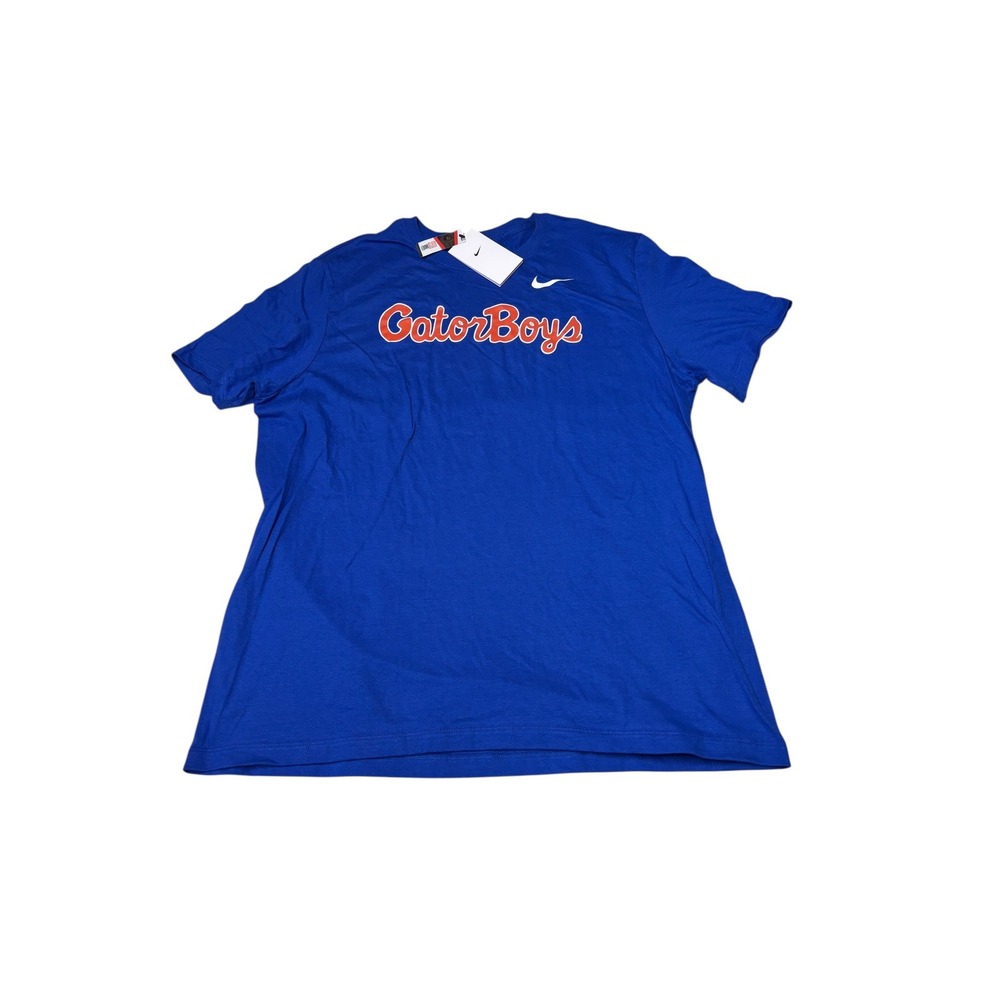 NWT Nike Gator Boys Florida Gators T-Shirt Mens XL Blue N199-4EV-UFN-MT2